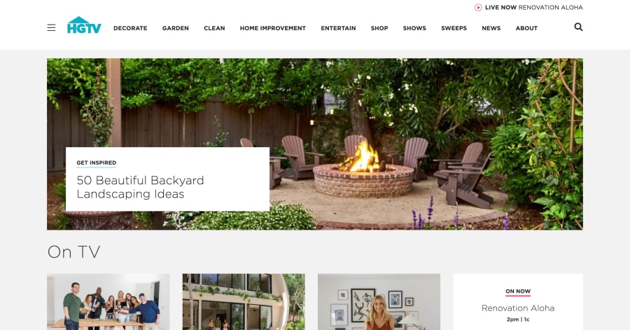 25 Best Home & Garden Websites_HGTV