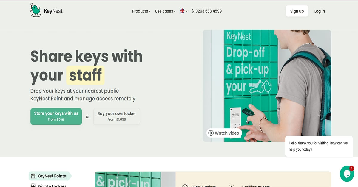 Keynest - Squarespace Website
