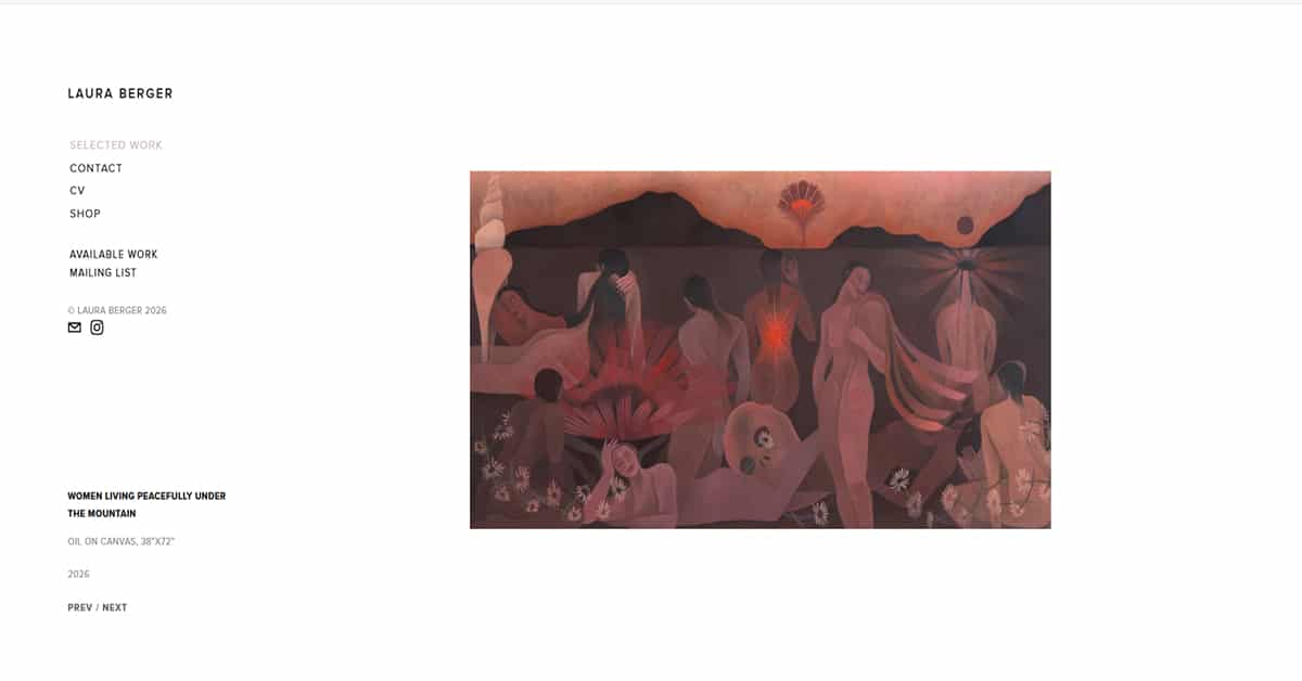 Laura Berger - Squarespace Website