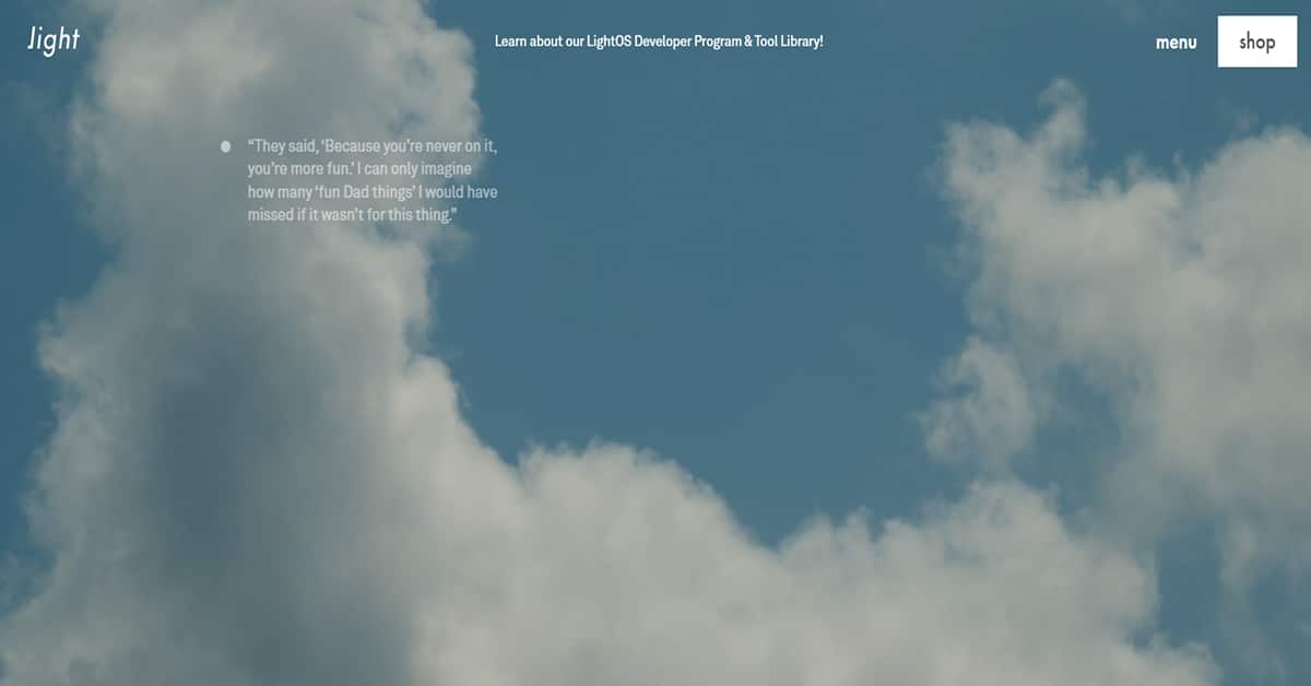 Light - Technology Website Example