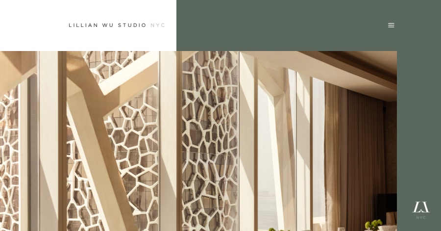 Lillian Wu Studio - Interior Website Example
