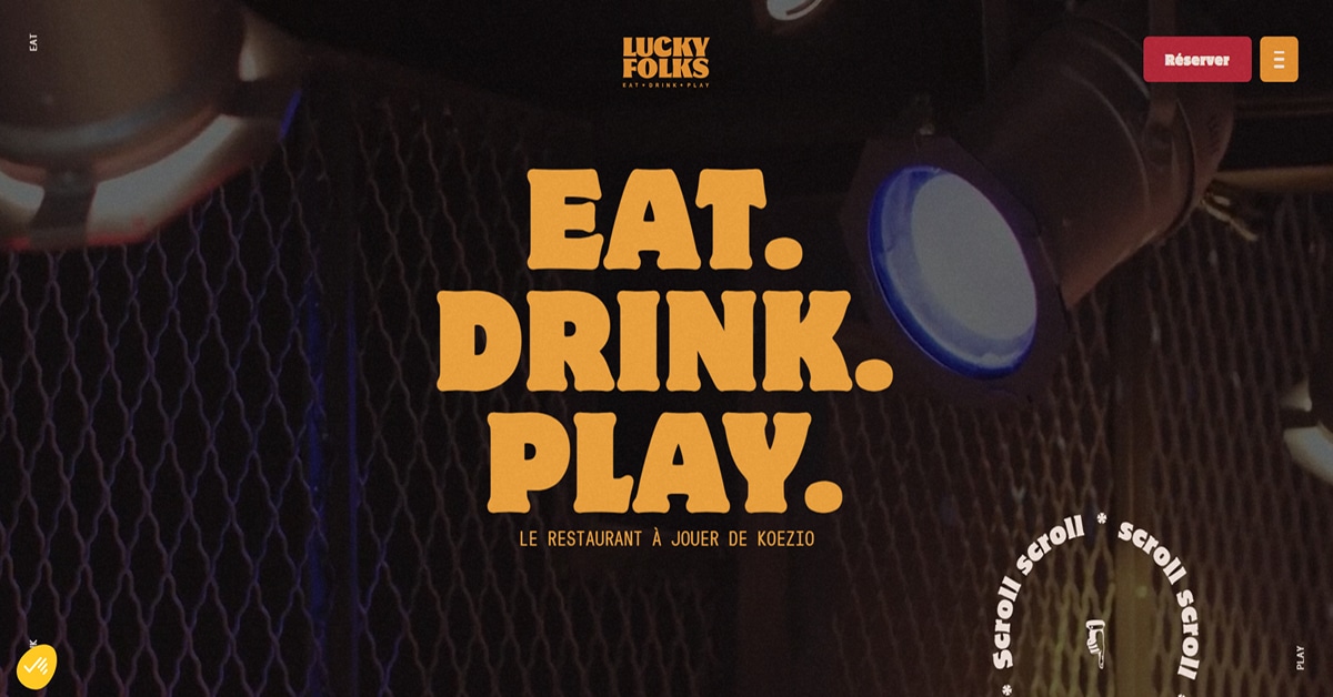 Best Restaurant Websites_Lucky Folks