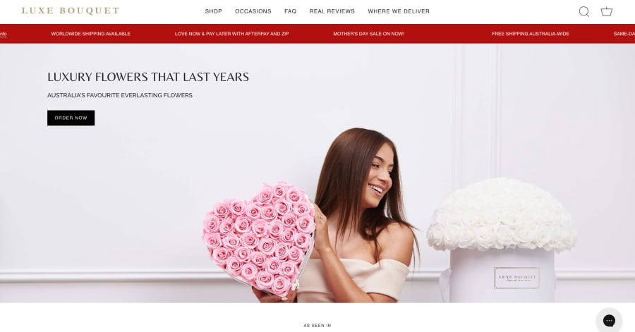 Best Lead Magnet Websites_Luxe Bouquet
