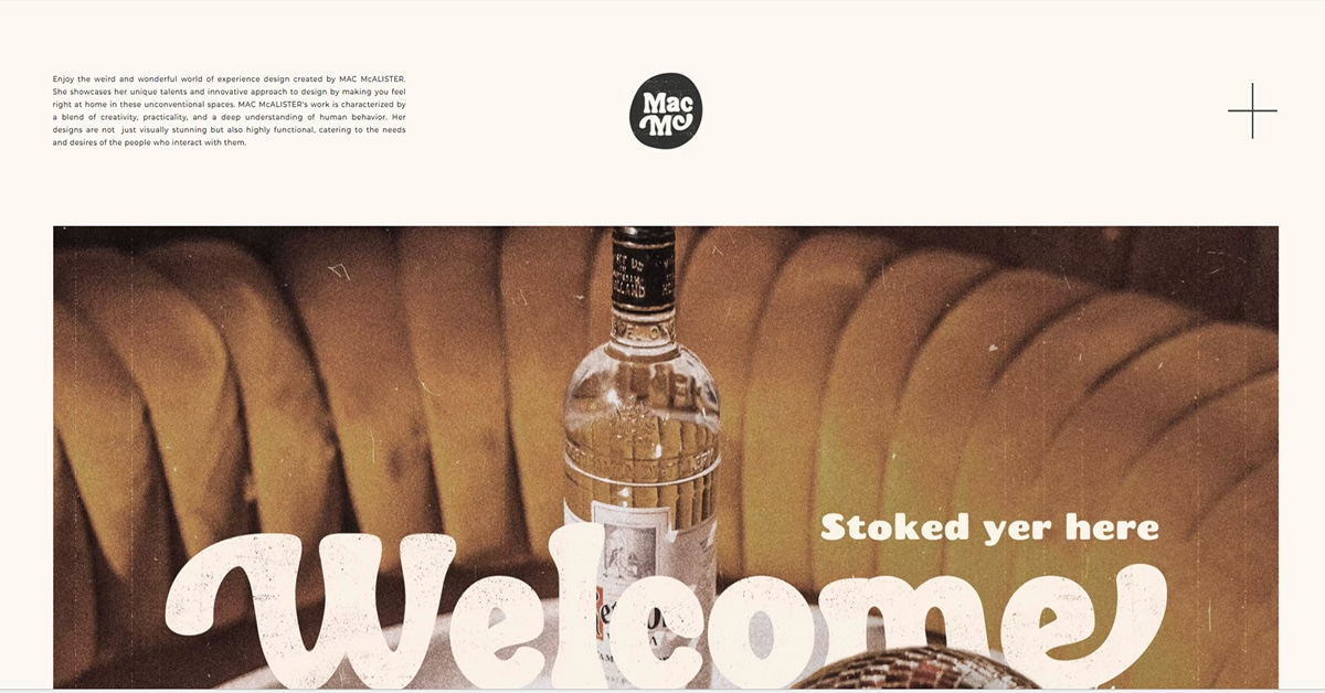 Dunderville - Retro Website Examples