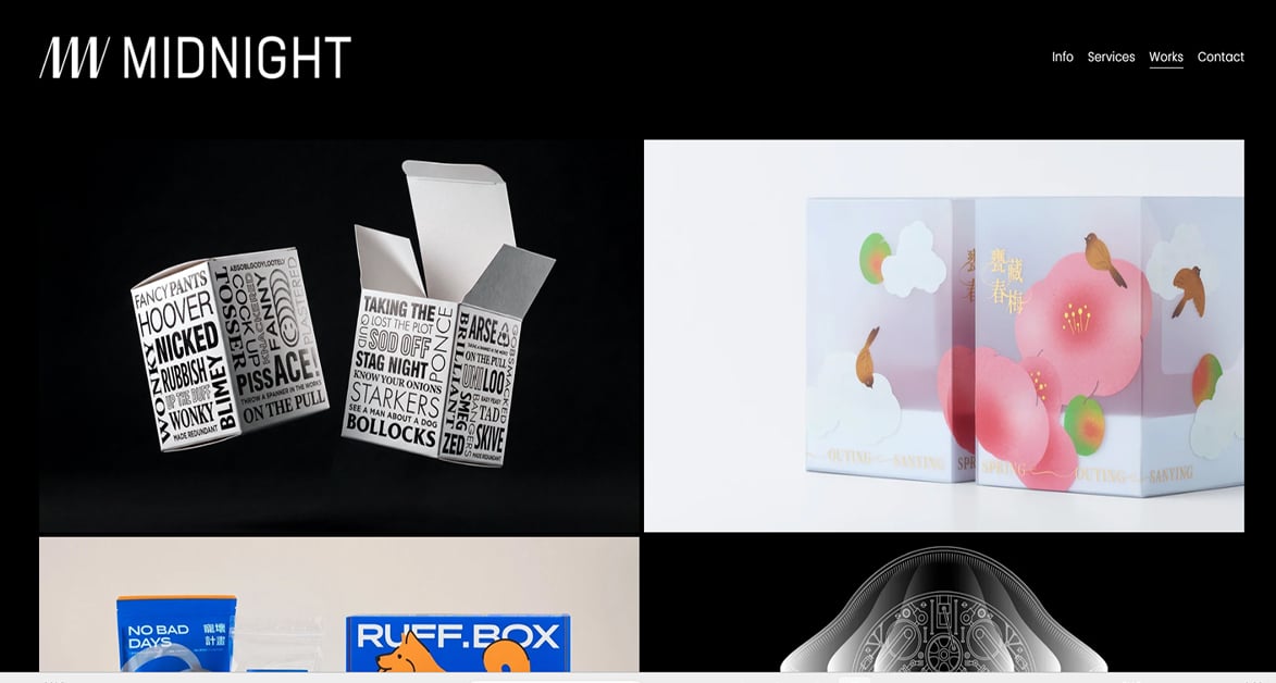 Midnight Design - Squarespace Website Kris Bowers Squarespace Website Example