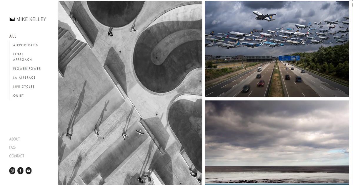 Mike Kelly - Squarespace Website
