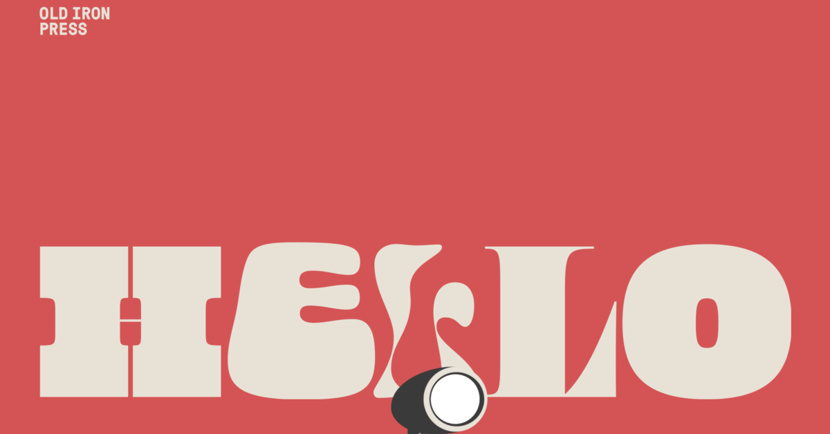Old Iron Press - Retro Website Examples