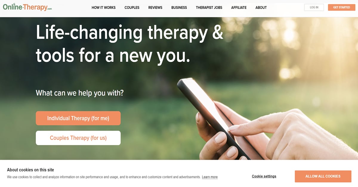 Online Therapy - Therapist Website Online Therapy