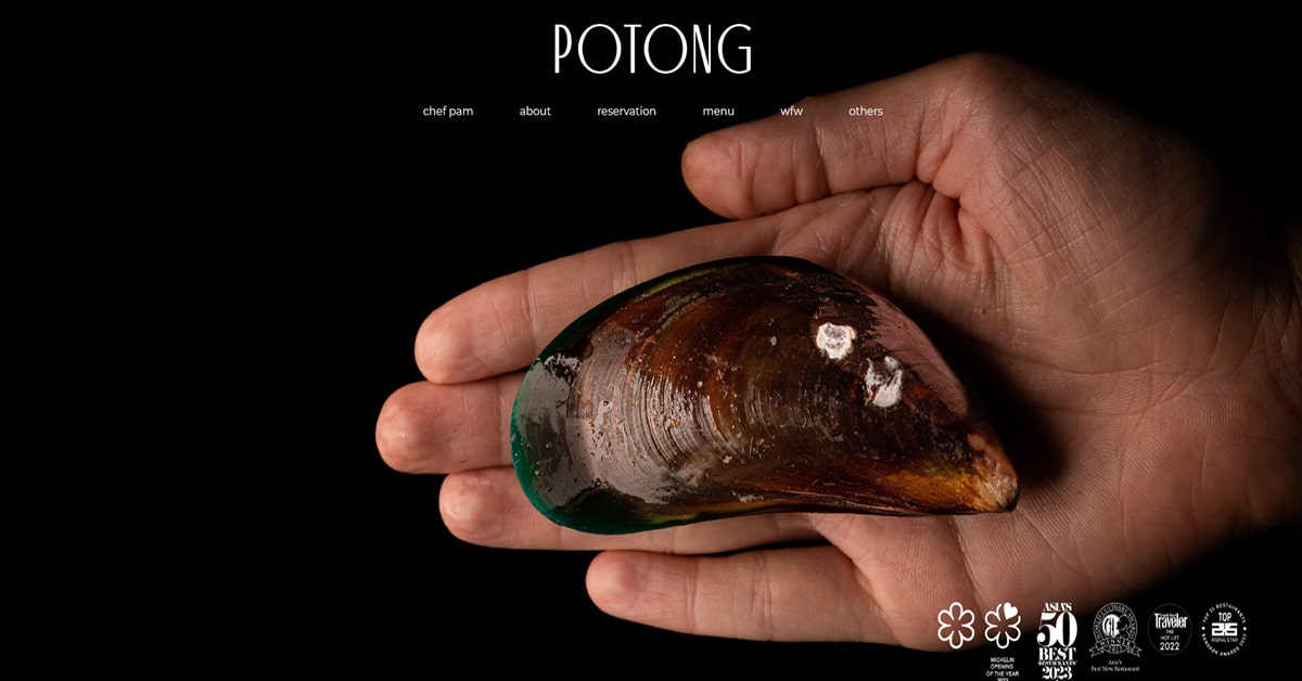 Best Restaurant Websites_Restaurant POTONG