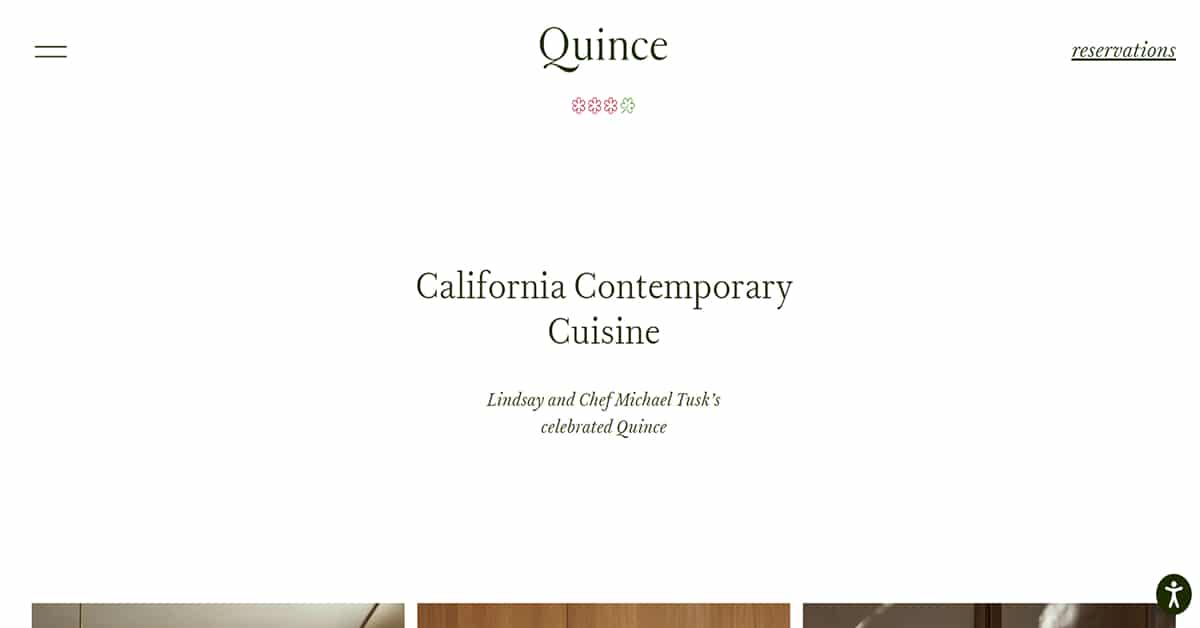 Best Restaurant Websites_Quince