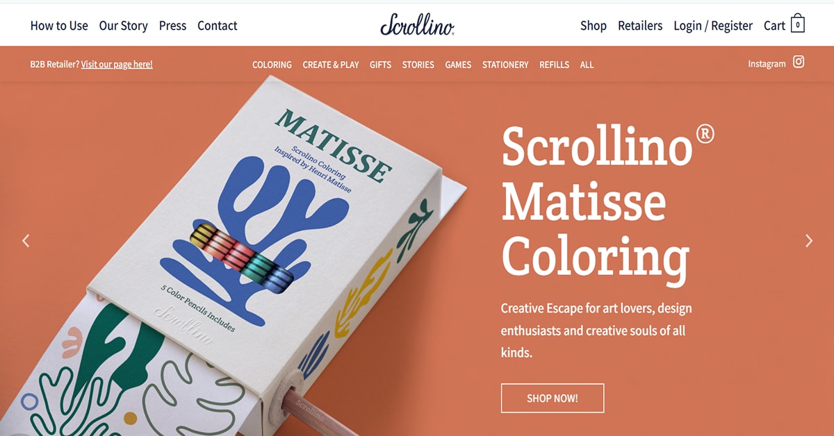 Scrollino - Responsive Website Example