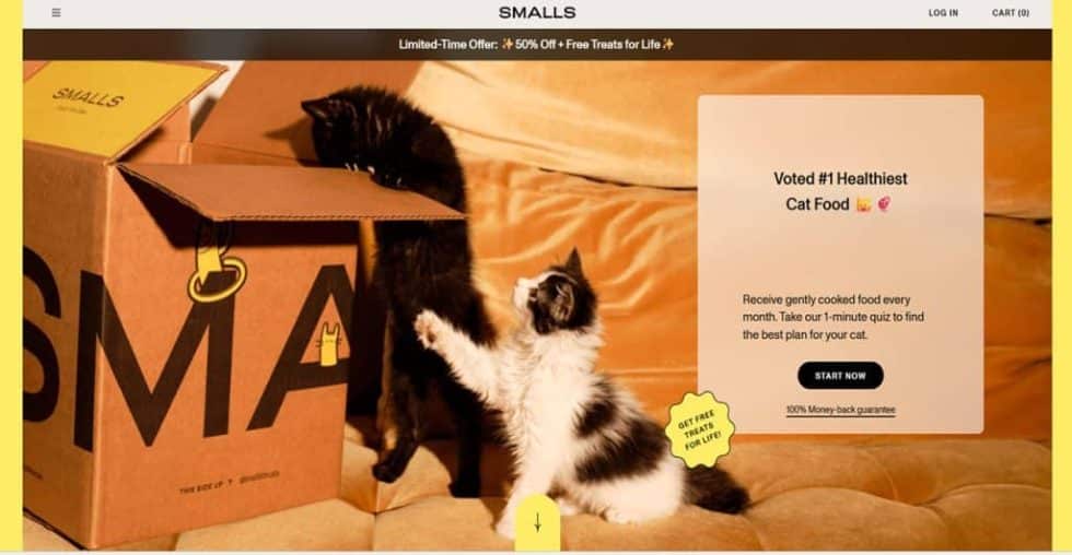 Smalls - Responsive Website Example