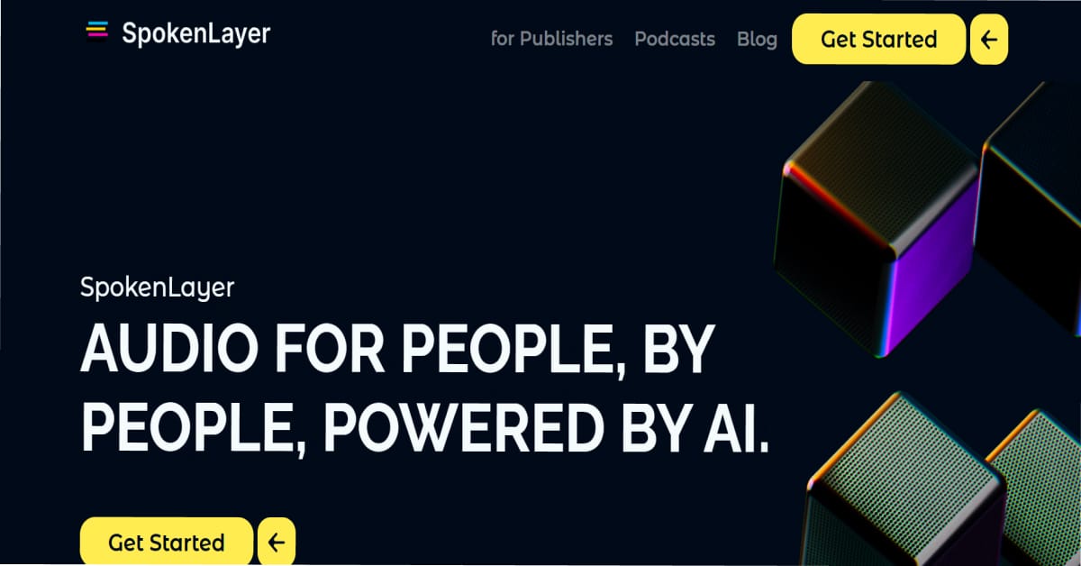 Spoken Layer - Squarespace Website