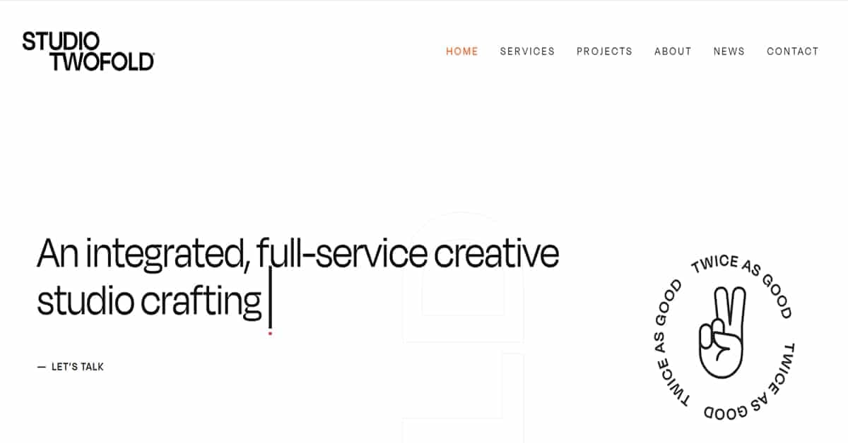 Best White Web Design_Studio Twofold