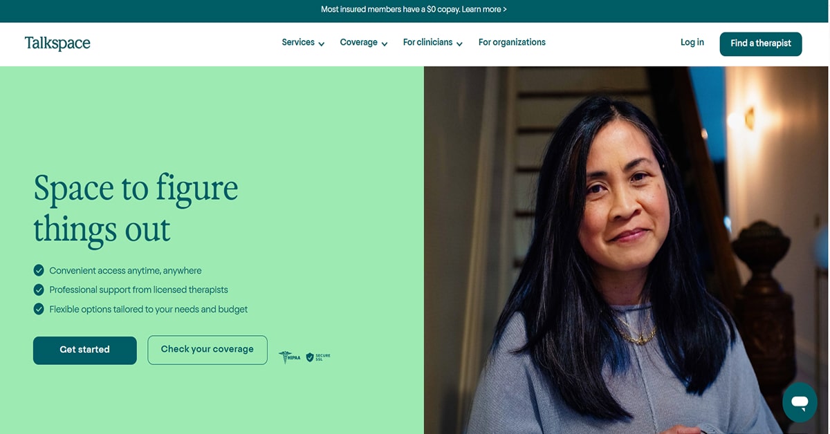 Talkspace - Therapist Website Best Therapist Websites_Talkspace
