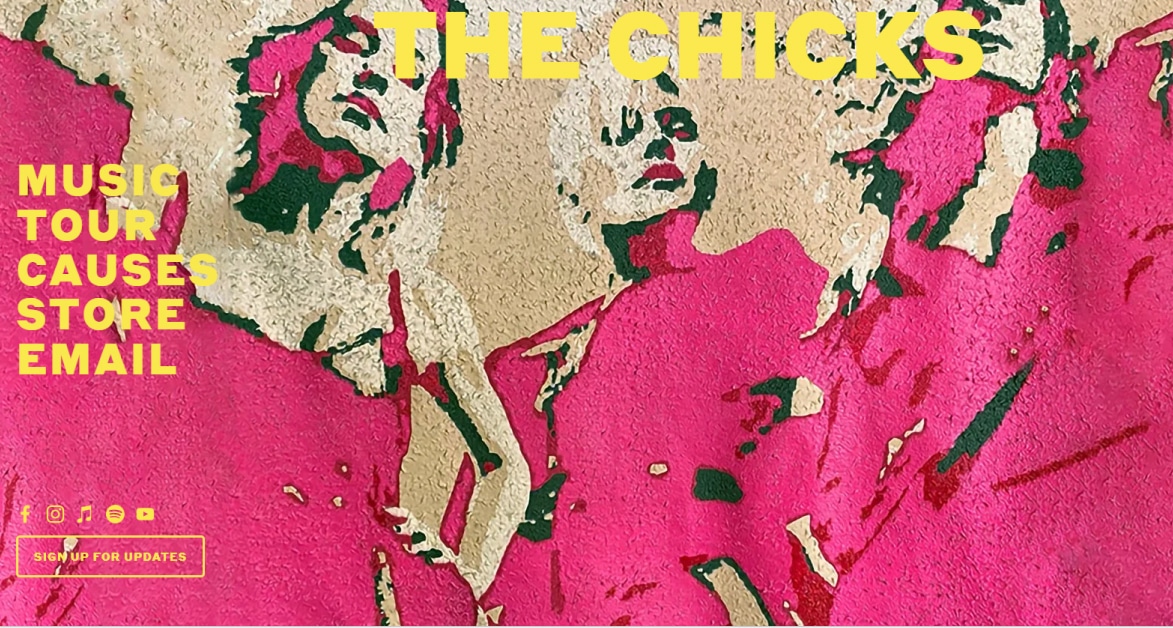 The Chics - Squarespace Website Kris Bowers Squarespace Website Example