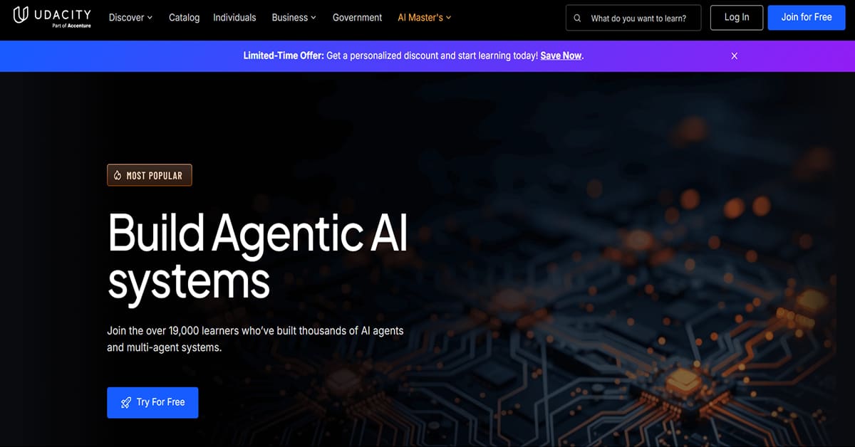 Udacity - Technology Website Example Karkey - Technology Website Examples