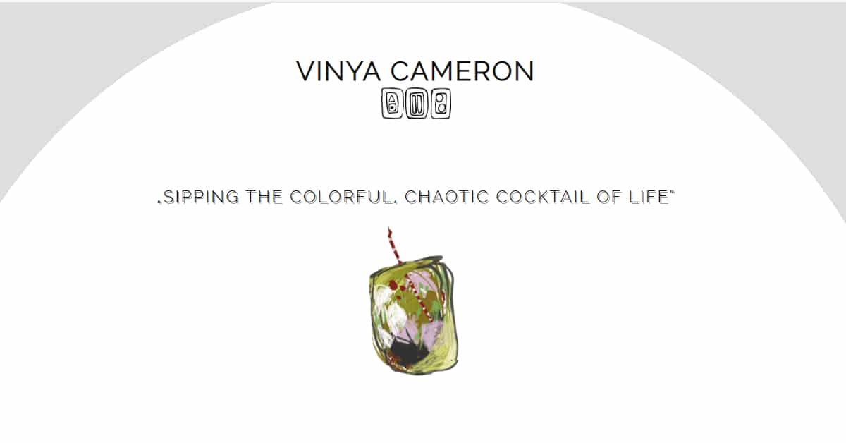 Vinya Cameron - White Web Design Best White Web Design_Vinya Cameron