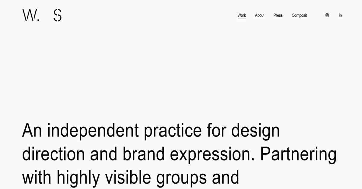 Ward Studio - Squarespace Website
