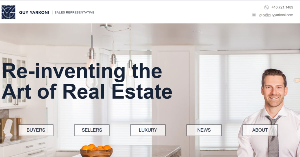 Guy Yarkoni - Real Estate Website Example