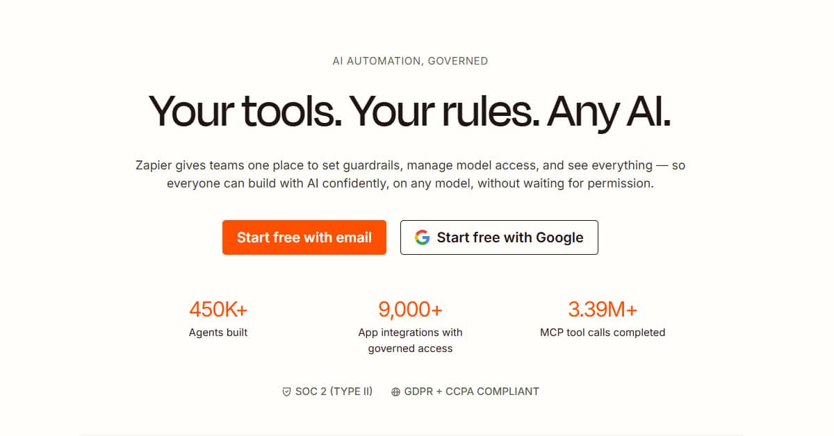 Zapier - Responsive Website Example Karkey - Technology Website Examples