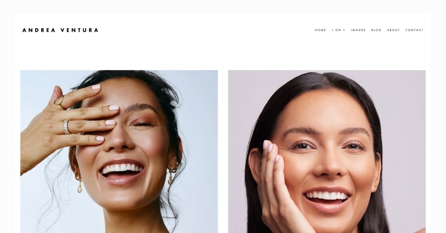 Victoria Togoe - Model Website Examples