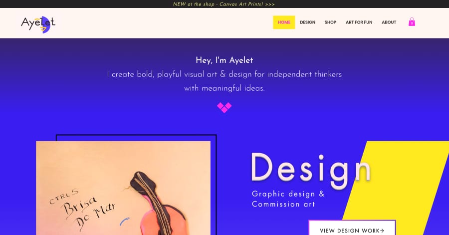 Ciana Newman - Model Website Examples
