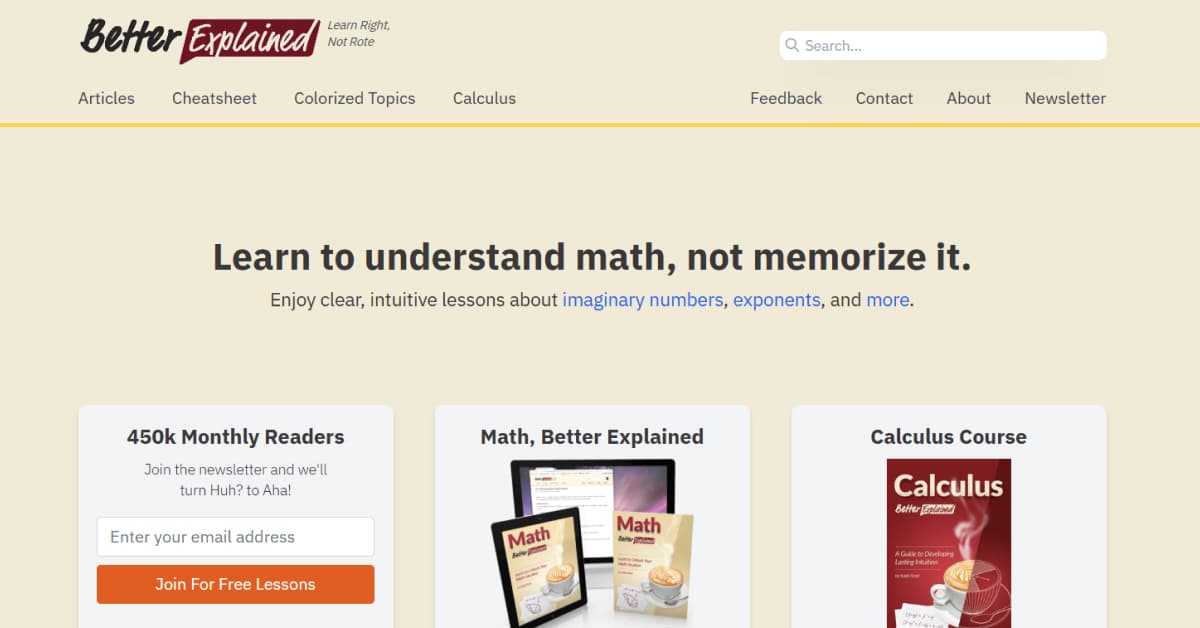 Better Explained - Training Website Better Explained - Training Wesbite Examples