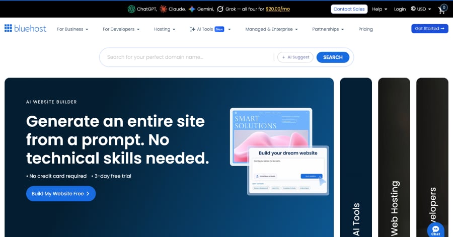 Bluehost - Modern Website Example Bluehost