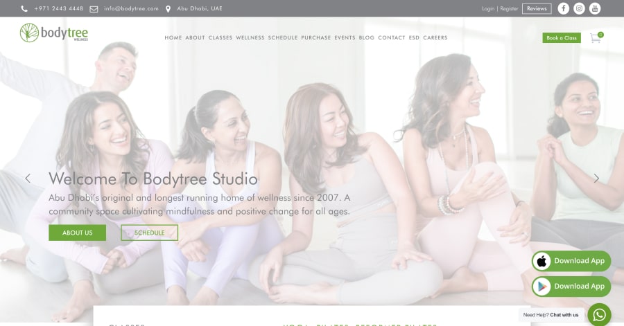 bodytree - Nutrition Coach Website Example