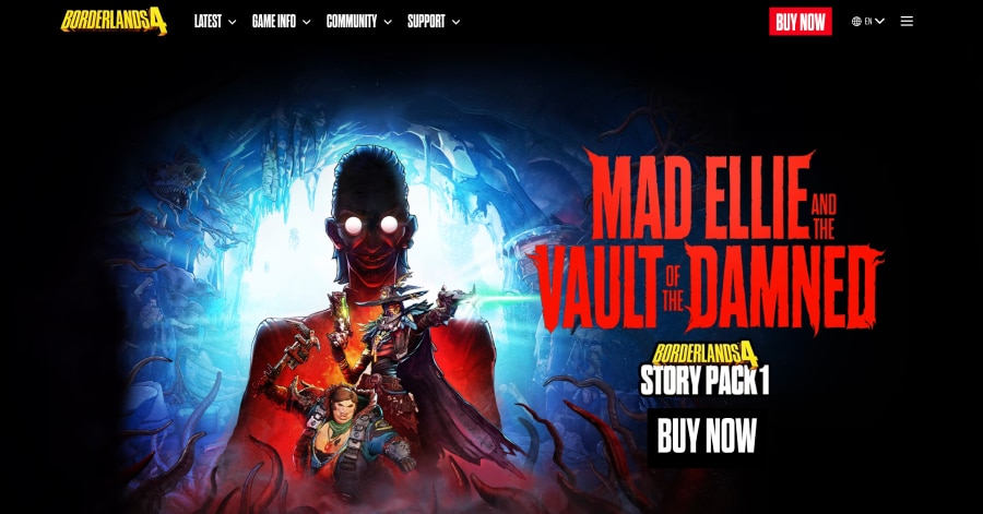 Borderlands 4 - Gaming Website Example Best Gaming Websites_Borderlands