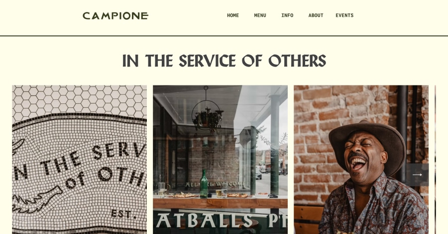 Campione - Fast Food Website Example Taco Bell - Fast Food Website Examples
