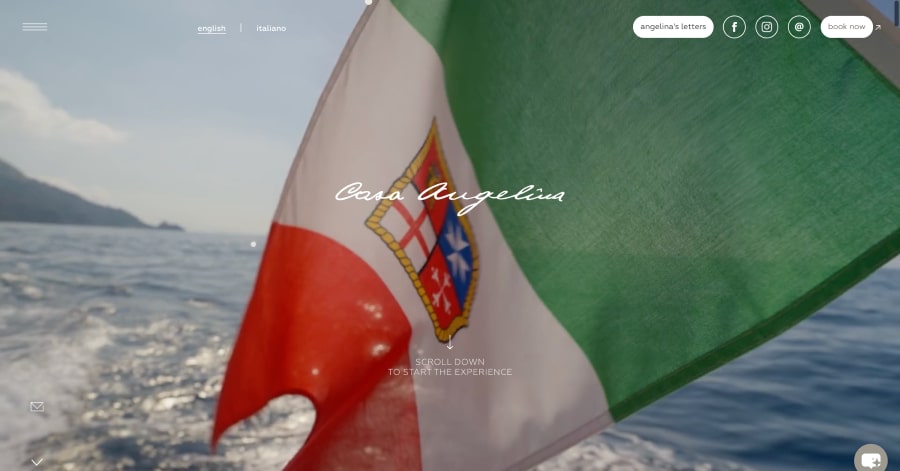 Casa Angelina - Luxury Website Example