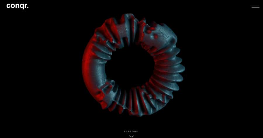 Tenbin - Futuristic Website Examples