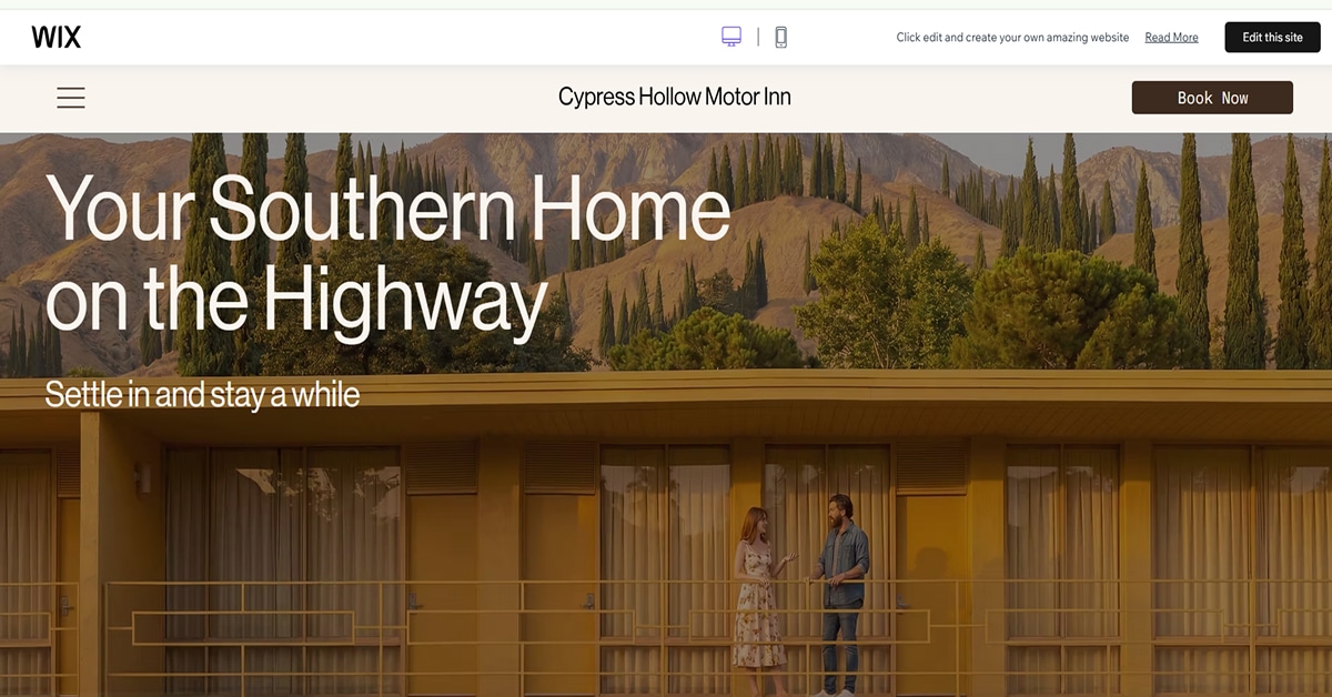 Cypress Hollow Motor Inn - Travel Agency Website Template Mount Sleet Template - Travel Agency Website Templates