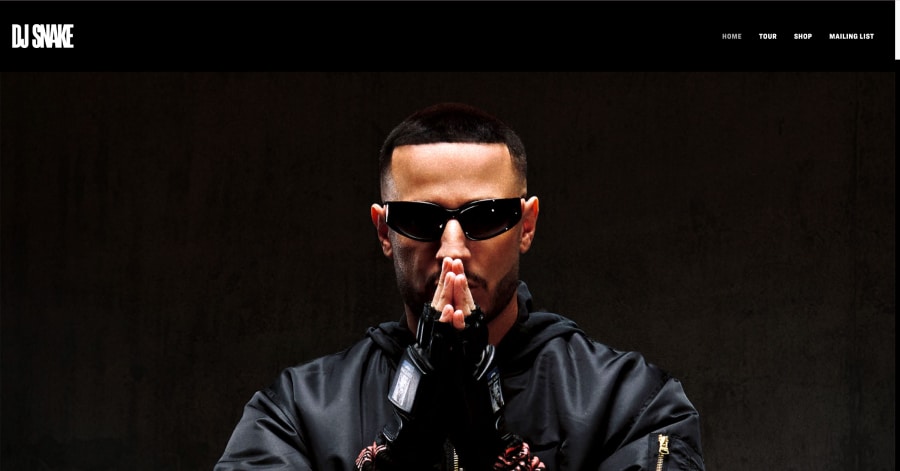 DJ Snake - DJ Website Example dj snake - dj website example