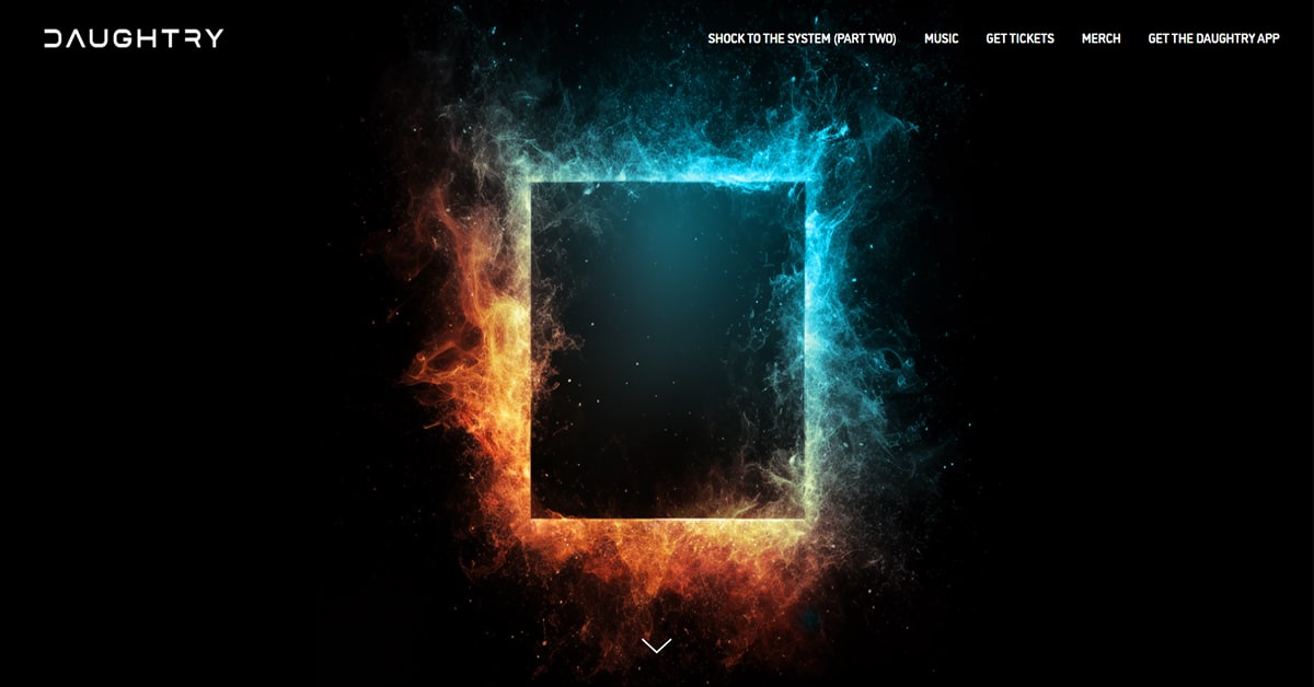 Daughtry - Event Website Design