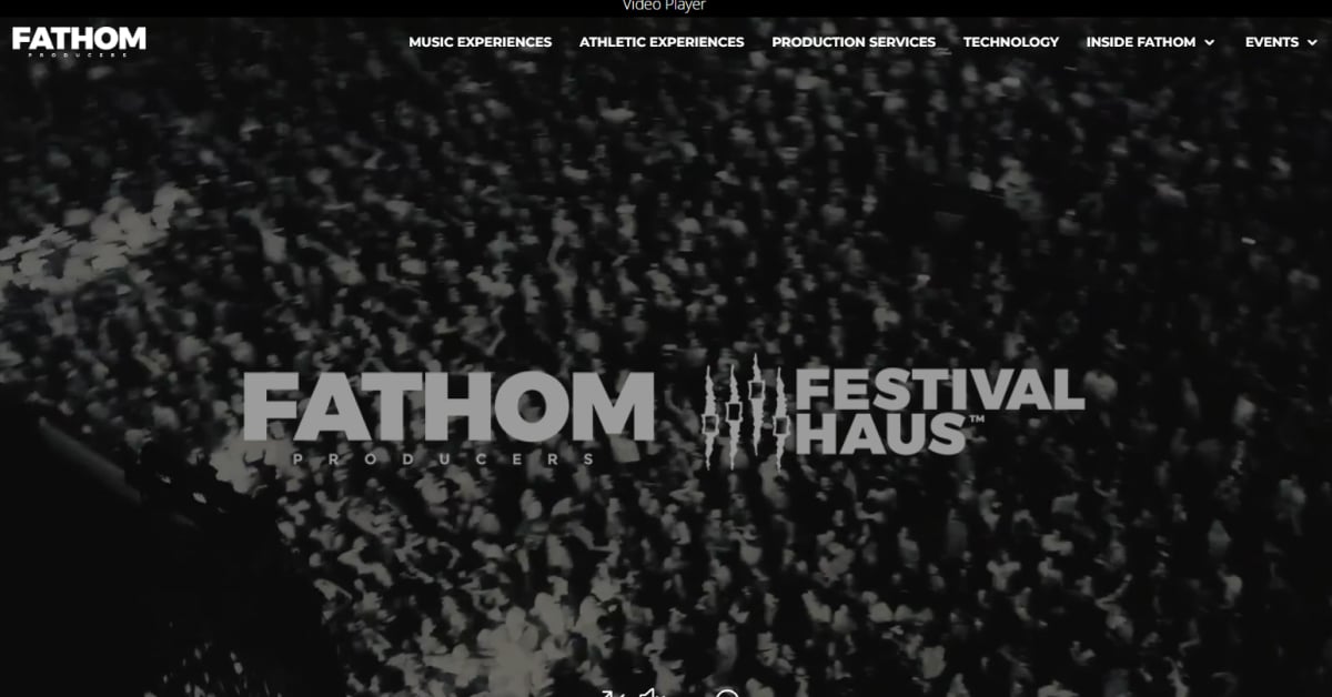 Fathom - Event Website Design