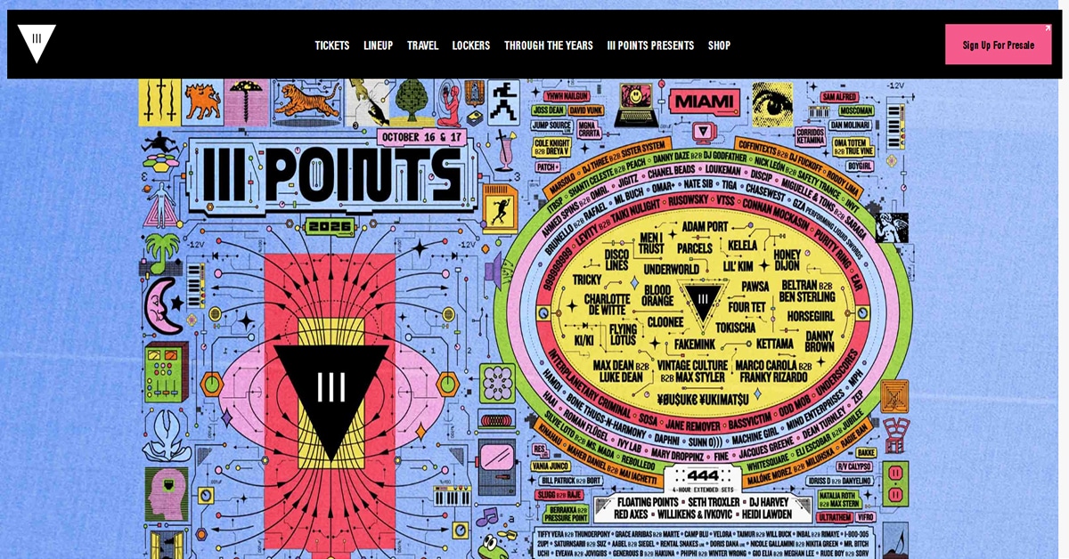 III Points - Event Website Design II Points