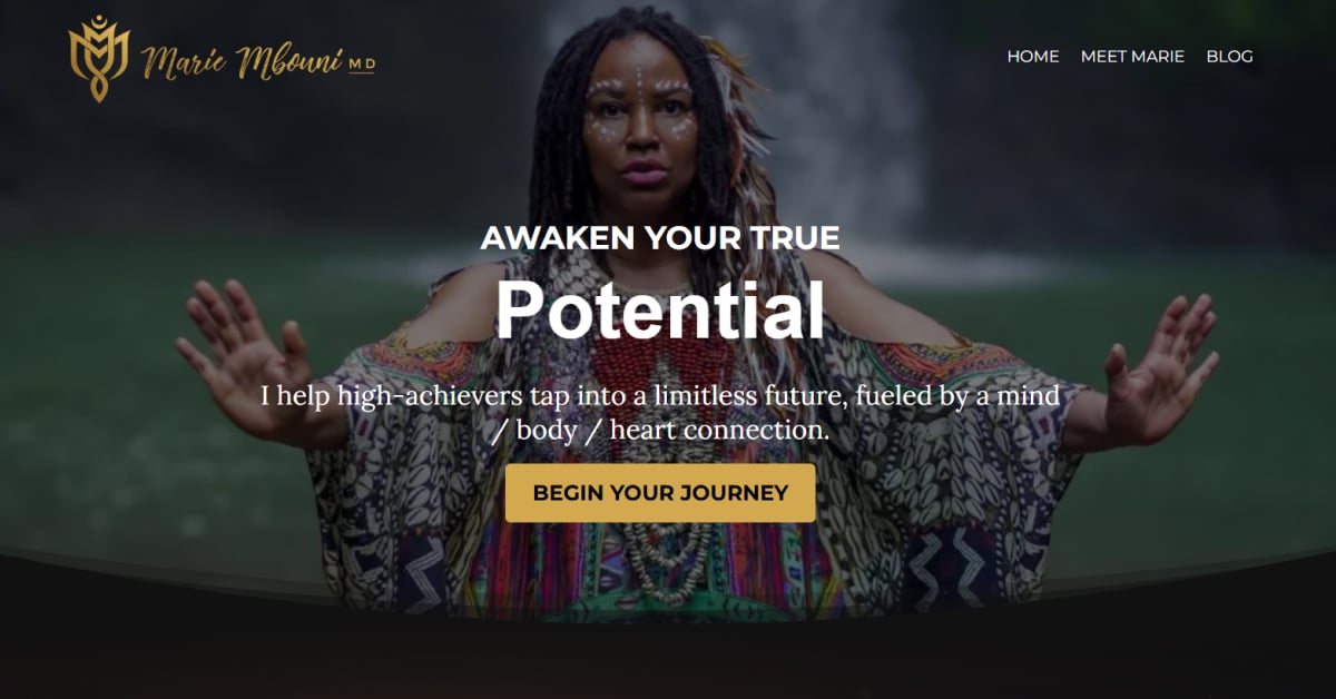 Marie Mbouni - Training Website
