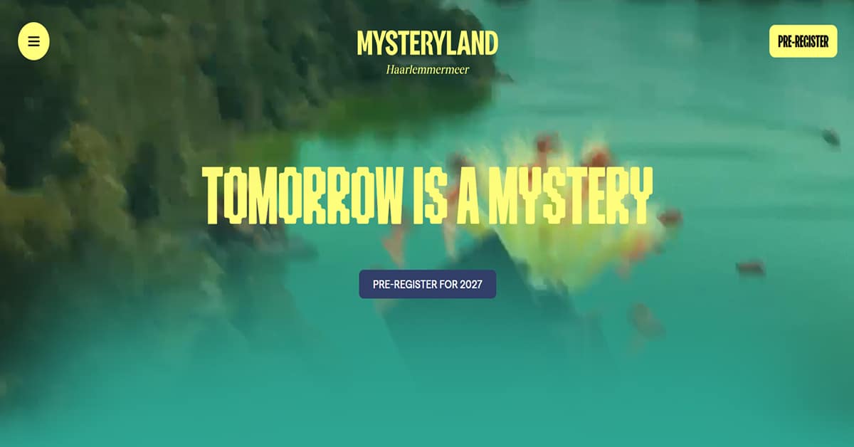 Mysteryland - Training Website Mysteryland