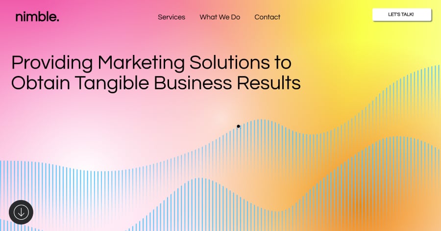 Nimble - Futuristic Website Example Tenbin - Futuristic Website Examples