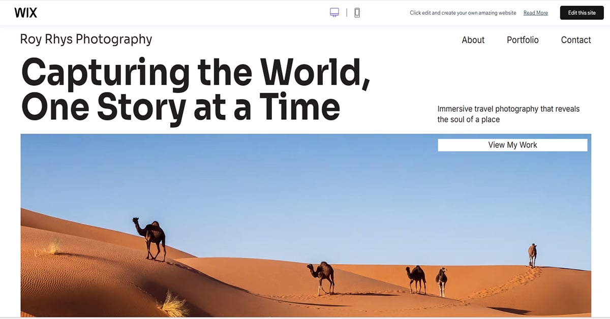 Roy Rhys Photography - Travel Agency Website Template Mount Sleet Template - Travel Agency Website Templates