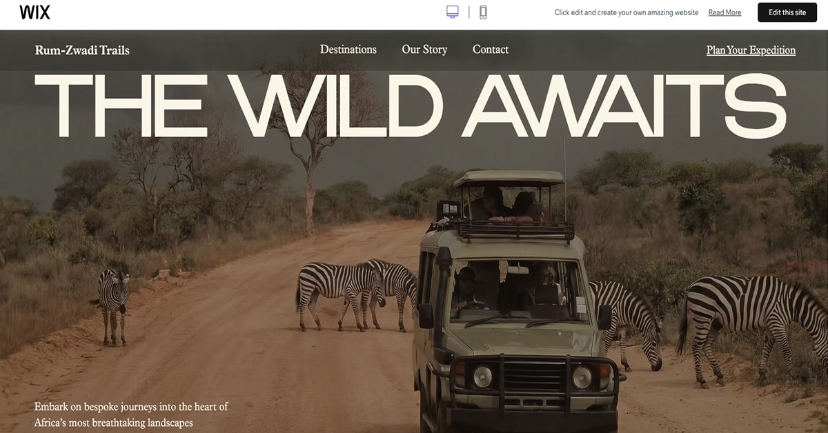 Rum Zwadi Trails - Travel Agency Website Template Mount Sleet Template - Travel Agency Website Templates