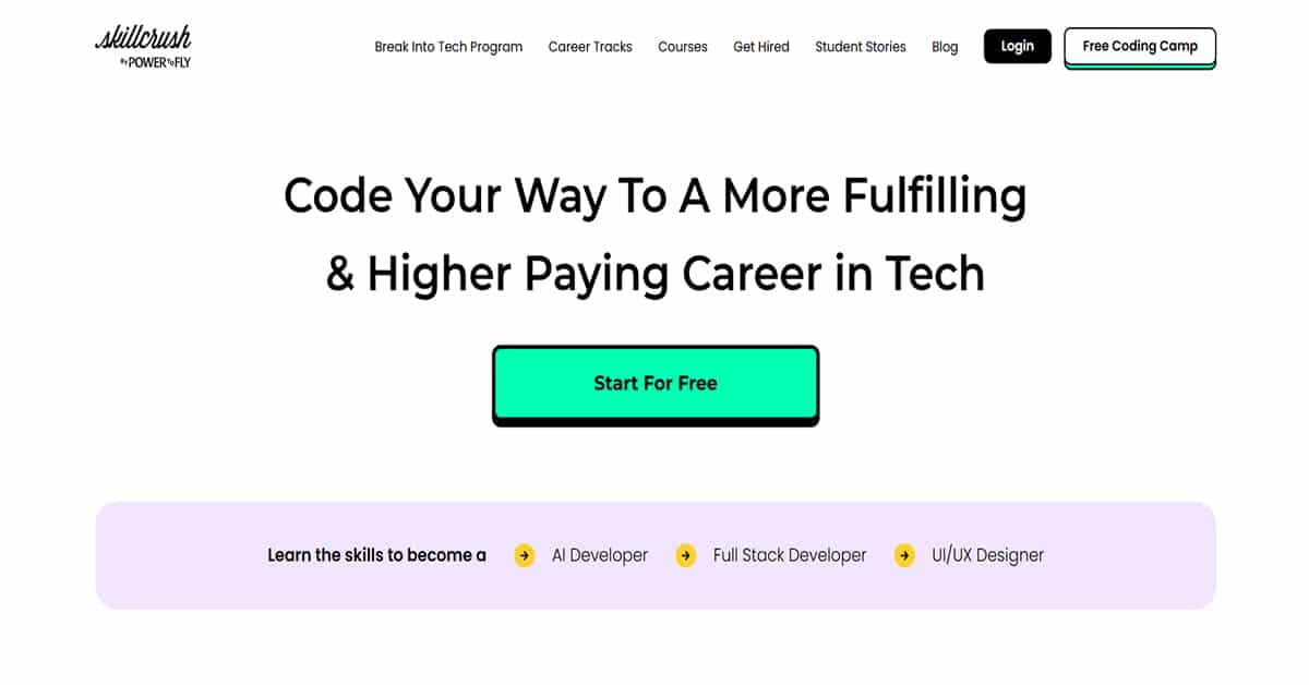 Skillcrush - Training Website Skillcrush - Training Website Examples