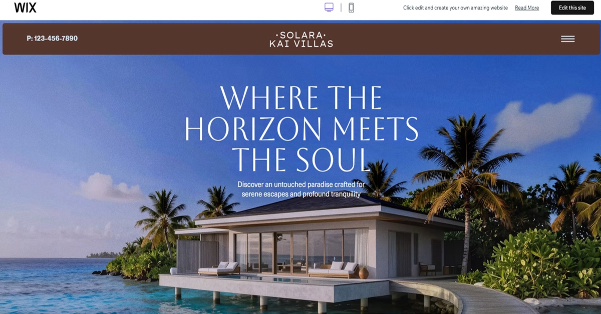 Solara Kai Villas - Travel Agency Website Template Mount Sleet Template - Travel Agency Website Templates