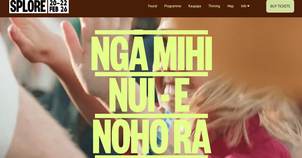 Splore - Event Website Design Splore Festival