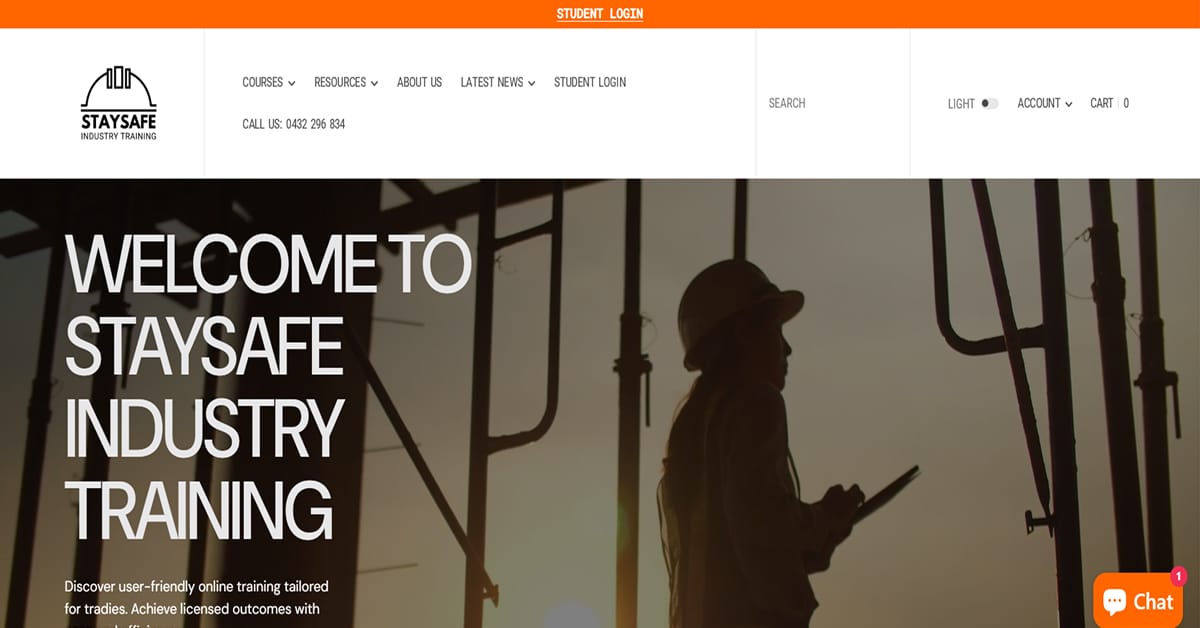 Stay Safe - Training Website Best Training Websites_Staysafe Industry Training