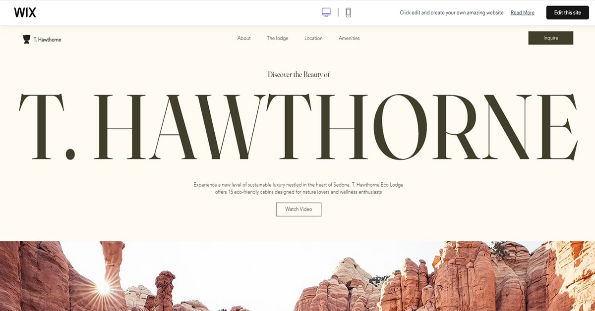 T. Hawthorne - Travel Agency Website Template Mount Sleet Template - Travel Agency Website Templates
