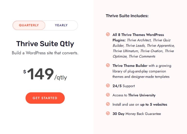 Thrive Themes Quarterly